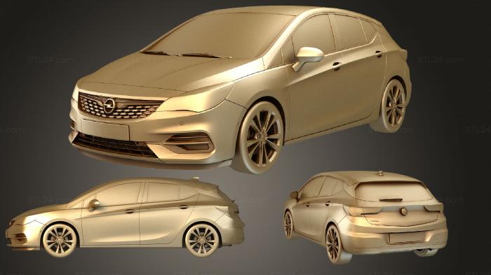 Vehicles (Opel Astra 2020, CARS_2901) 3D models for cnc